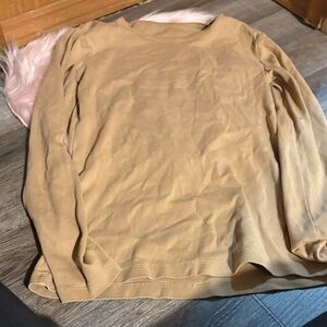 Lightweight Crewneck Sweater in Tan